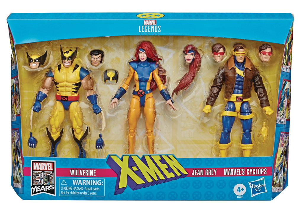 X-Men Legends - Wolverine, Jean Grey & Cyclops 3 Pack