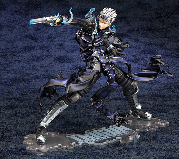 Trigun Badlands Rumble Vash ArtFx J Statue Black Version - Cyber City Comix