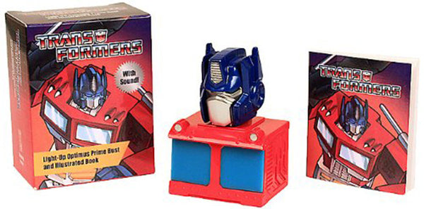 Transformers Light-Up Optimus Prime Bust & Book - Cyber City Comix