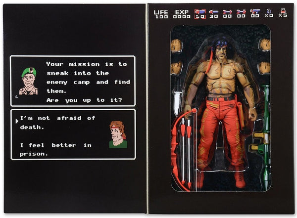 Rambo - First Blood Pt 2 Classic Video Game figure - Cyber City Comix