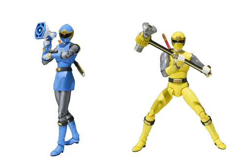 Power Rangers Ninja Storm - Blue and Yellow Wind Ranger Set - Cyber City Comix