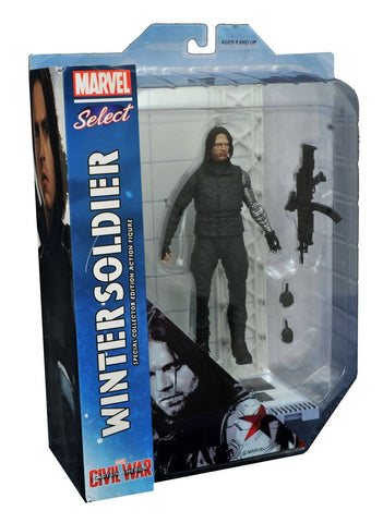Marvel Select - Civil War Winter Soldier Figure - Cyber City Comix