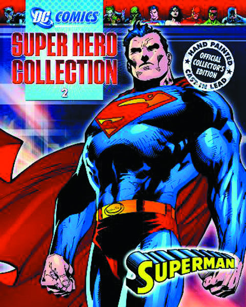 DC Superhero Figure Magazine Collection - #2 Superman - Cyber City Comix