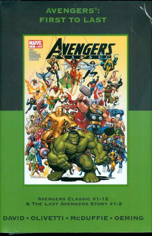 Avengers - First to Last Premier Hardcover (Direct Market cover) - Cyber City Comix