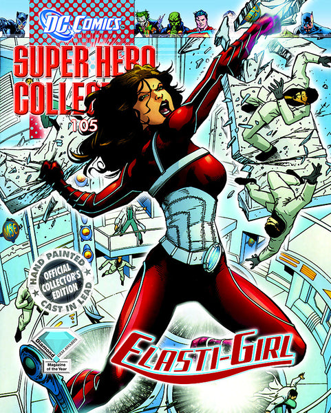 DC Superhero Figure Magazine Collection - #105 Elasti-Girl - Cyber City Comix