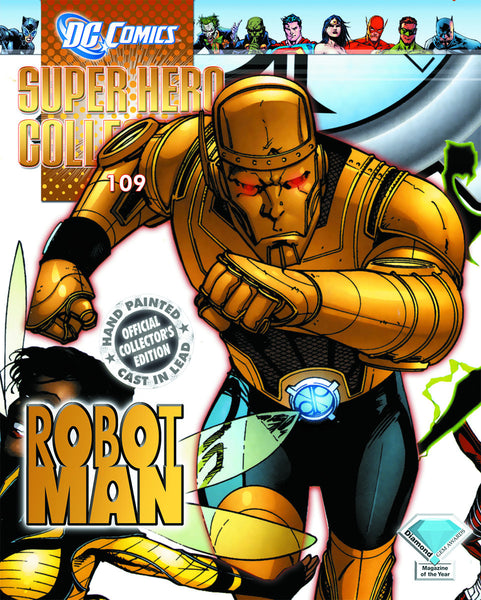 DC Superhero Figure Magazine Collection - #109 Robot Man - Cyber City Comix