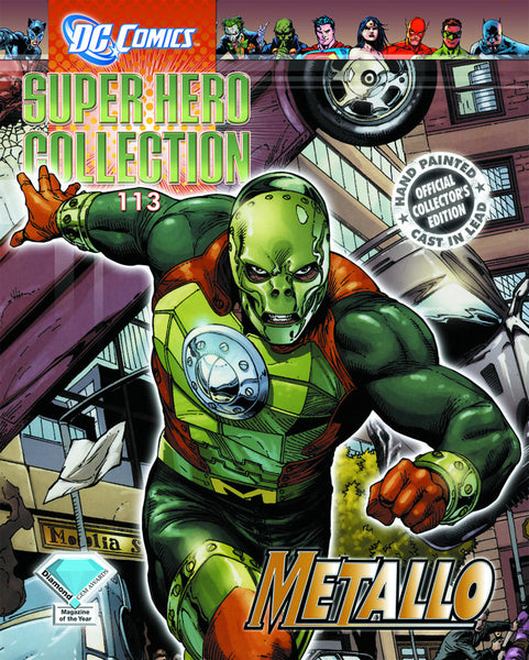 DC Superhero Figure Magazine Collection - #115 Metallo - Cyber City Comix