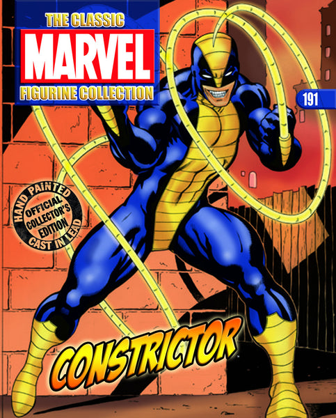 Classic Marvel Figure Magazine Collection - #191 Constrictor - Cyber City Comix