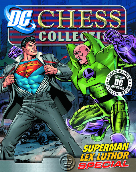 DC Superhero Chess Figurine Magazine Collection - Special #3 Superman & Lex Luthor - Cyber City Comix