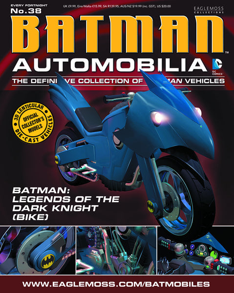 Batman Automobilia Collection - #38 Legends of the Dark Knight Batcycle - Cyber City Comix