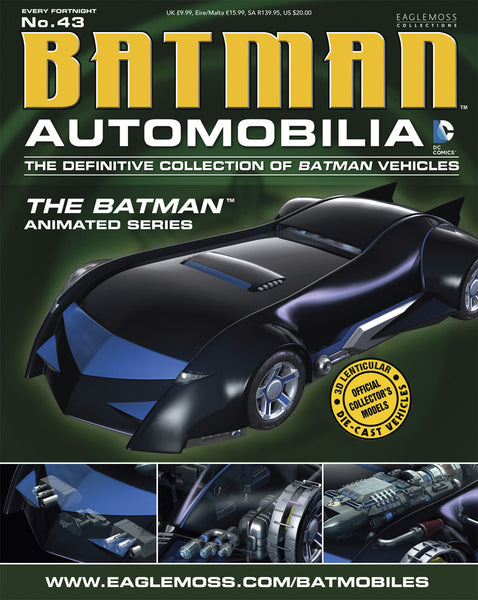Batman Automobilia Collection - #43 The Batman Animated Series - Cyber City Comix