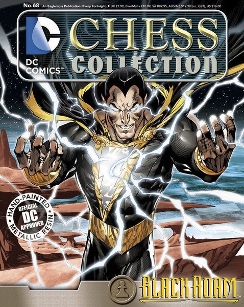 DC Superhero Chess Figurine Magazine Collection - #68 Black Adam - Cyber City Comix