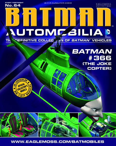 Batman Automobilia Collection - #64 Batman #366 Joker Copter - Cyber City Comix