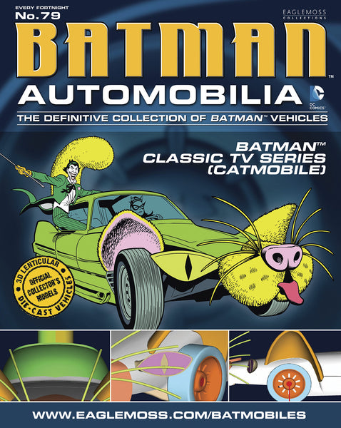 Batman Automobilia Collection - #79 Batman Classic TV Series (Catmobile) - Cyber City Comix