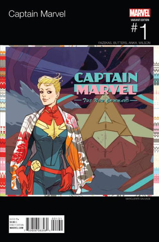 Captain Marvel #1 - Marguerite Sauvage Hip Hop Variant - Cyber City Comix