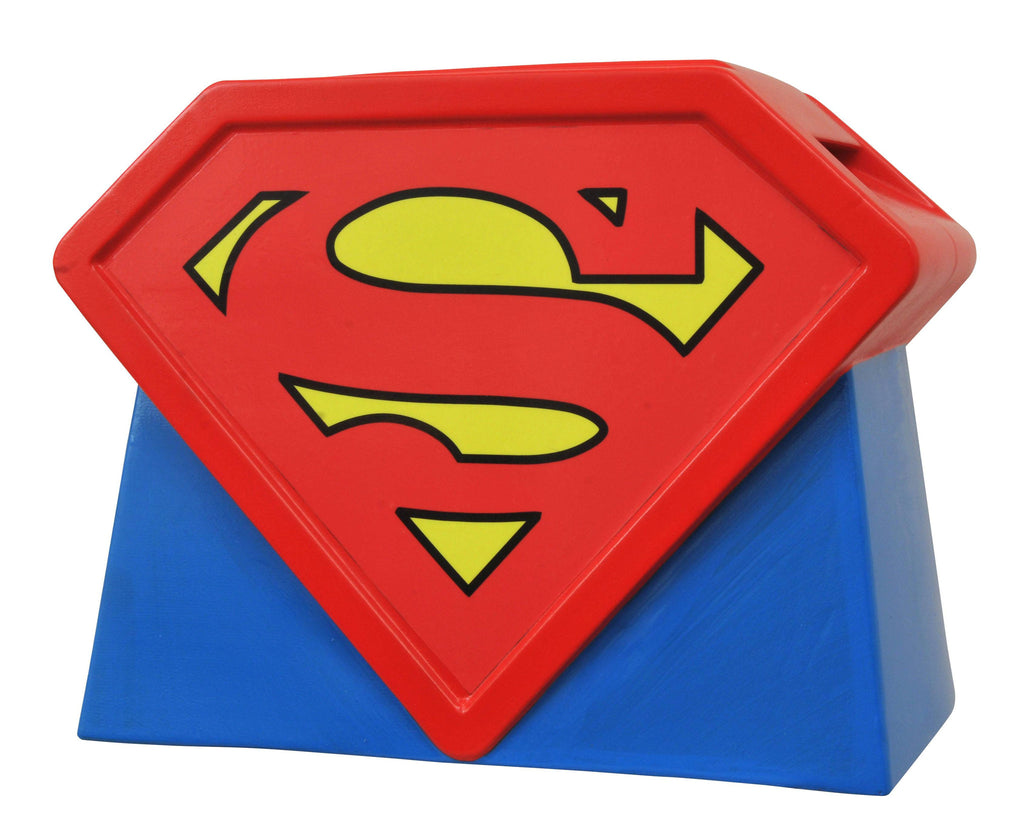 Superman Animated Logo Ceramic Cookie Jar - Cyber City Comix