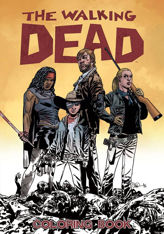 Walking Dead Adult Colouring Book