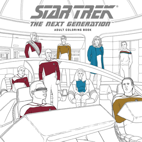 Star Trek TNG Adult Colouring Book Vol 1