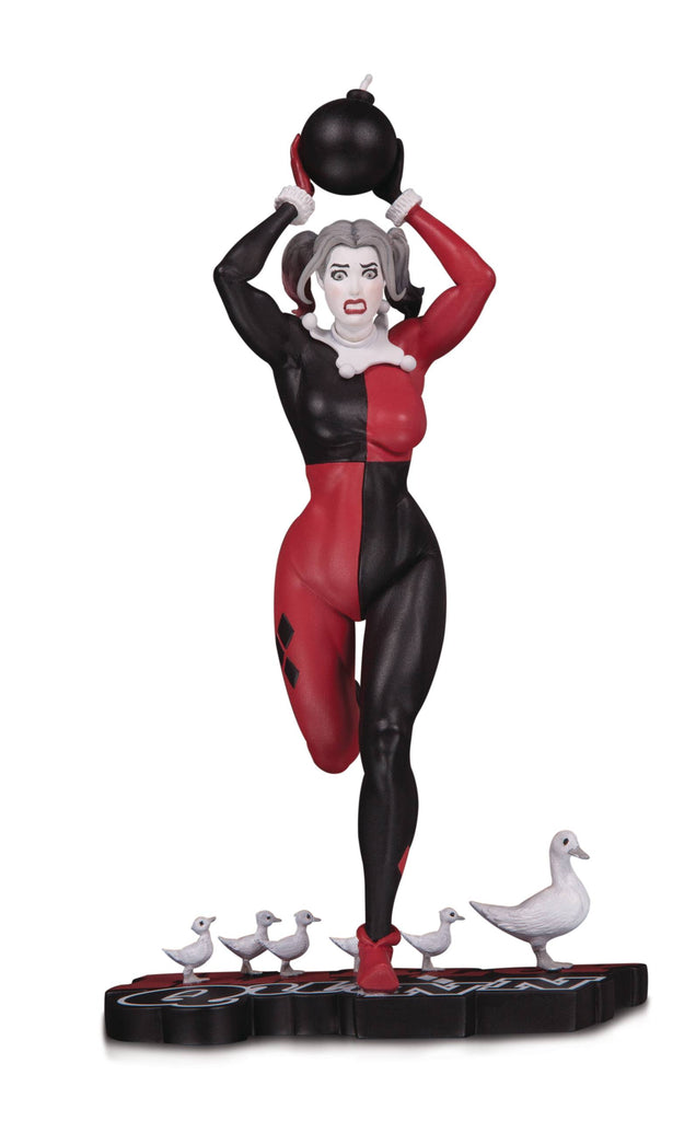 Harley Quinn: Red, White & Black by Frank Cho statue