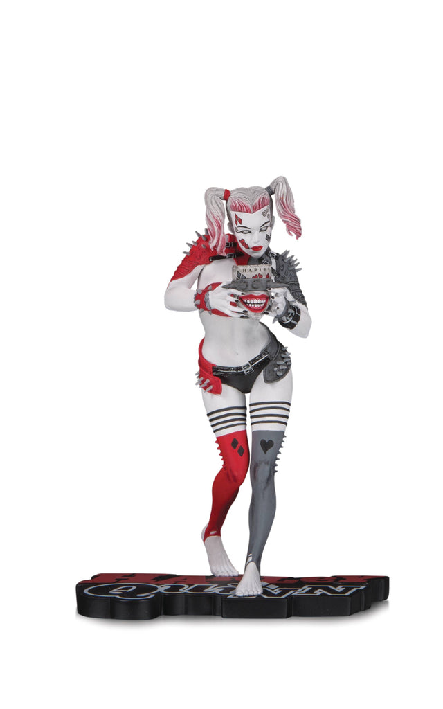 Harley Quinn: Red, White & Black by Greg Horn statue