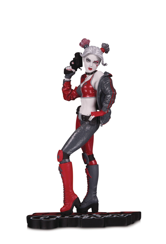 Harley Quinn: Red, White & Black by Joshua Middleton statue