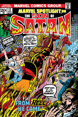 Marvel Spotlight #12 Son of Satan Facsimile Edition