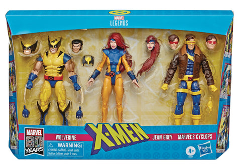 X-Men Legends - Wolverine, Jean Grey & Cyclops 3 Pack