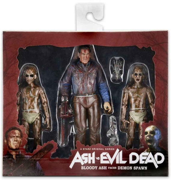 Ash vs Evil Dead - Bloody Ash vs Demon Spawn 3-Pack - Cyber City Comix