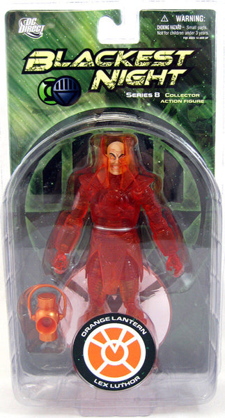 Blackest Night - Orange Lantern Lex Luthor figure - Cyber City Comix
