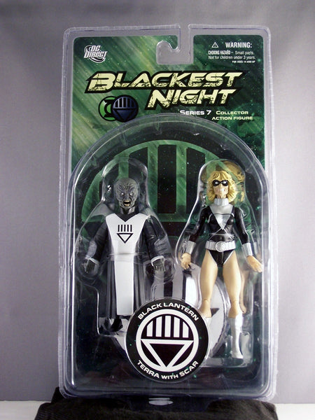 Blackest Night - Black Lantern Terra with Scar figures - Cyber City Comix
