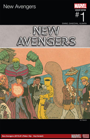 New Avengers #1 - Ed Piskor Hip Hop Variant - Cyber City Comix