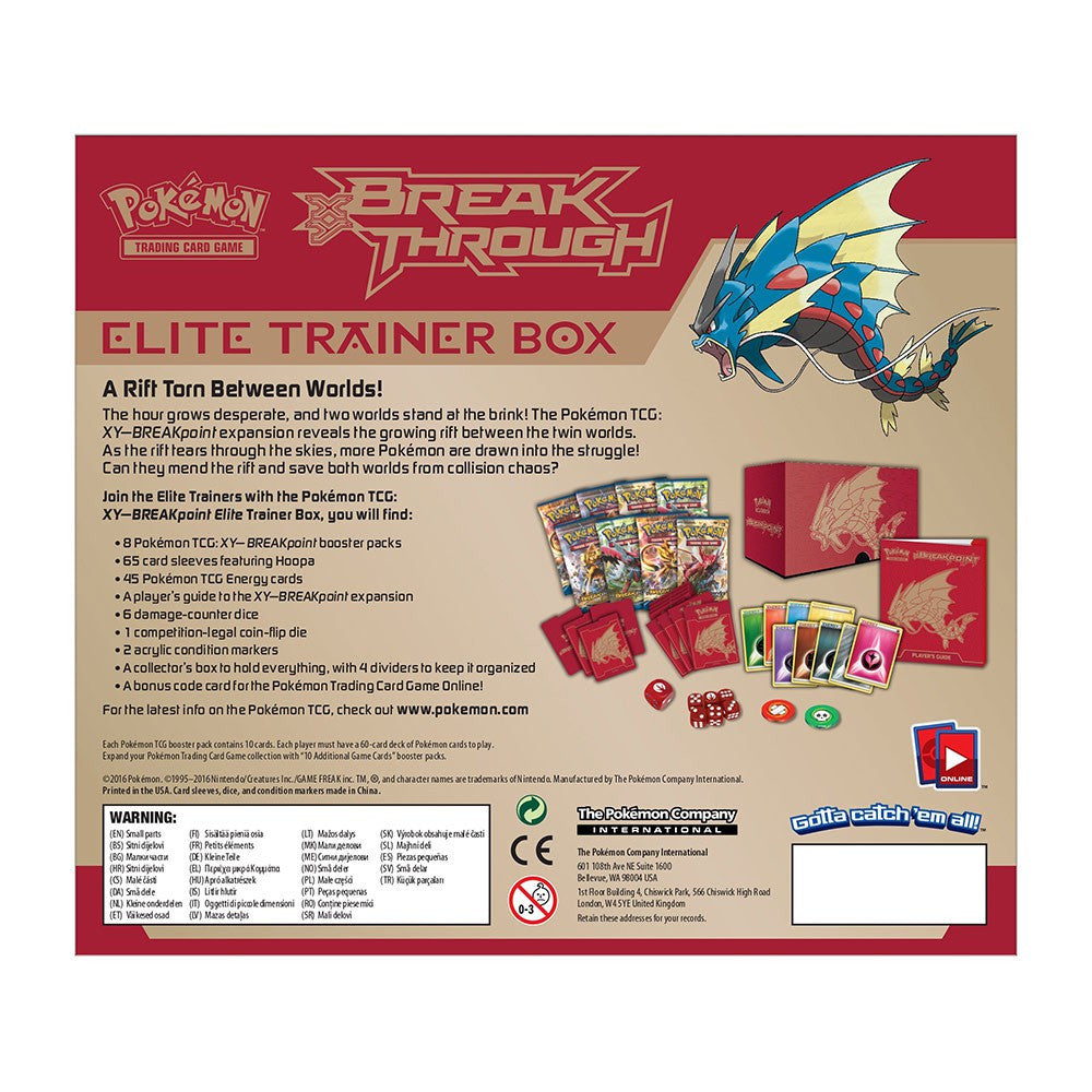 pokemon trading card game breakpoint elite trainer box Pokemon